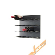 ESPOSITORE PORTABOTTIGLIE PORTA BOTTIGLIE VINO WINE PARETE MURO OSTERIA CAB121