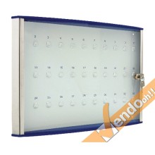 BACHECA PORTA CHIAVI 33 POSTI