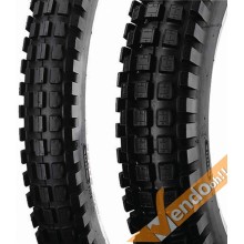 SET 2 GOMME ANTERIORE E POSTERIORE PNEUMATICI COPERTONI MOTO TRIAL DUNLOP D803F2