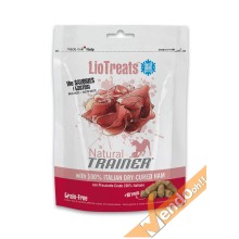8 PZ PREMI RICOMPENSE RICOMPENSA CANI CANE ALIMENTI CROCCHETTE CIBO CON PROSCIUTTO LIO TREATS NATURAL TRAINER