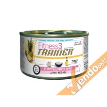 CIBO UMIDO CON PESCE PER CANI CUCCIOLI TG PICCOLA TRAINER FITNESS3 PUPPY E JUNIOR