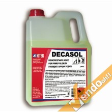 DISINCROSTANTE ACIDO PRIMA PULIZIA PAVIMENTO GRES COTTO E SUPEFICI DECASOL 3L