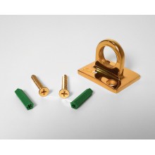 CLIP DA MURO GOLD PER CORDONE CORDA COLONNINA COLONNA SEGNA PERCORSO