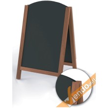 ESPOSITORE CAVALLETTO LAVAGNA IN LEGNO PER GESSI GESSETTI MENU PIATTO DEL GIORNO