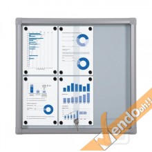BACHECA MAGNETICA SCRIVIBILE FORMATO 6 X A4 PER COMUNICAZIONI PER UFFICIO SCUOLA