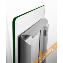 CORNICE ESPOSITIVA PUBBLICITARIA BIFACCIALE F.TO A3 DA VETRATA VETRINA VETRO