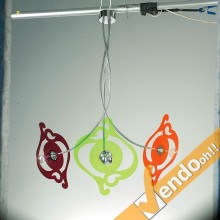 INFORMALE LAMPADA LAMPADARIO DA SOFFITTO LAMPADINE E27 VARI COLORI MADE IN ITALY