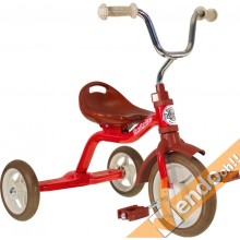 TRICICLO METALLO CLASSICO PEDANA POSTERIORE BAMBINO BAMBINA BAMBINI BIMBO BIMBI