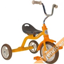 TRICICLO METALLO CLASSICO PEDANA POSTERIORE BAMBINO BAMBINA BAMBINI BIMBO BIMBI