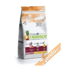 FITNESS3 ADULT MINI AGNELLO RISO CROCCHETTE CANE ADULTO PICCOLO 7,5KG PER 1 PZ