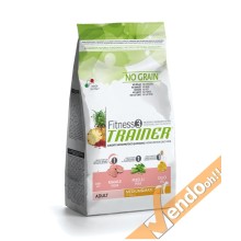 FITNESS3 ADULT MINI MAIALE PISELLI CROCCHETTE CANE ADULTO PICCOLO 7,5KG X 1 PZ