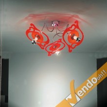 INFORMALE LAMPADA LAMPADARIO DA SOFFITTO LAMPADINE E27 VARI COLORI 50/80 CM