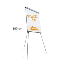 LAVAGNA PORTA BLOCCO A CAVALLETTO REGOLABILE SCRIVIBILE CON PENNARELLI BOARD401