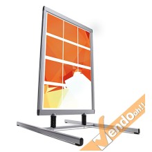 CAVALLETTO PUBBLICITARIO BIFACCIALE 70X100 ANTI VENTO ESPOSITORE CRBF08
