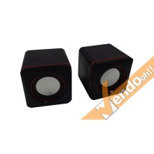 COPPIA CASSE AUDIO USB SPEAKER 2x3 WATT PER COMPUTER PC PORTATILE MAC WINDOWS