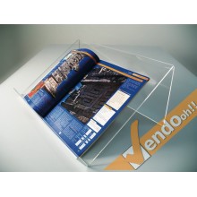 LEGGIO DA TAVOLO ESPOSITORE REGGILIBRO REGGI SPARTITO IN PLEXIGLASS 50X30 LGG05