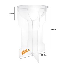 ESPOSITORE DEPLIANT RIVISTE A4 DA PAVIMENTO LEGGIO UFFICIO NEGOZIO AGENZIA SLV01