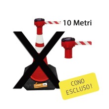 ATTACCO A MURO CON NASTRO COLONNA COLONNINA HOTEL SEGNA PERCORSO DELIMITA AREA