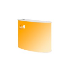 BANCHETTO PROMOZIONALE PERSONALIZZABILE DESK PORTATILE CON VALIGETTA FIERA STAND