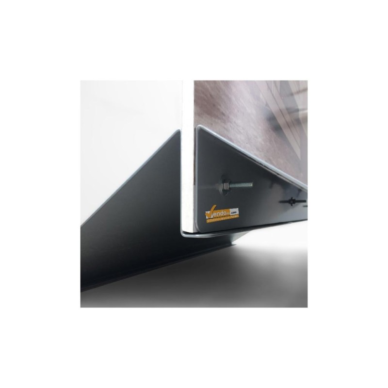 BASE 50 CM IN METALLO PER TOTEM PUBBLICITARIO BIFACCIALE ESPOSITORE DA PAVIMENTO