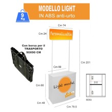 BANCO BANCHETTO PROMOZIONALE ESPOSITIVO DISTRATIVO STAND FIERA EXPO BANKP01