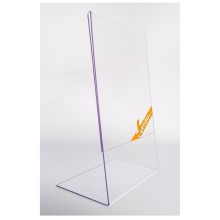 ESPOSITORE A5 PORTA AVVISI PORTA FOTO CON BASE TAVOLO UFFICIO SCRIVANIA PAB002