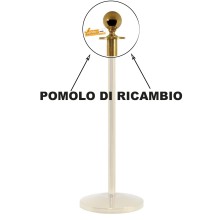 POMOLO DI RICAMBIO PER NOSTRA COLONNINA COLOR GOLD STOP41