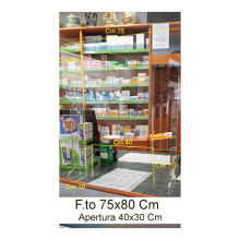 RECEPTION PARAFIATO PARA FIATO PROTETTIVA VETRINA DA BANCO FARMACIA NEGOZIO DESK