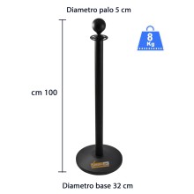 COLONNINA PER CORDONE DELIMITA AREA SEPARA CODE MUSEO TEATRO HOTEL ALBERGO