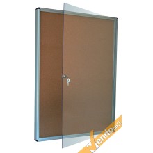 BACHECA IN SUGHERO NATURALE AD APERTURA A LIBRO GRANDE