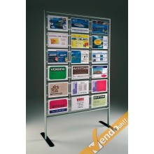 ESPOSITORE PORTA DEPLIANT FOGLI A4 PAVIMENTO UFFICIO NEGOZIO AGENZIA WHL100