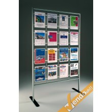 ESPOSITORE PORTA DEPLIANT FOGLI A4 PAVIMENTO UFFICIO NEGOZIO AGENZIA WHL101