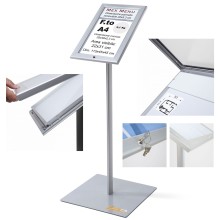 ESPOSITORE DA ESTERNO PORTA MENU DA PAVIMENTO FORMATO 1XA4 BACHECA PER HOTEL BAR