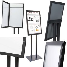 BACHECA ESPOSITORE PORTA MENU DA PAVIMENTO PER ESTERNO FORMATO 4XA4 LOCANDA BAR