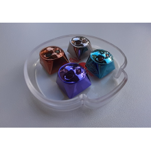 KEYCAPS 3D TRIDIMENSIONALI ALIENS ALIENI LUCE LED CHE TRASPARE DA OCCHI GAMING