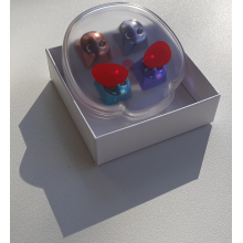 KEYCAPS 3D TRIDIMENSIONALI ALIENS ALIENI LUCE LED CHE TRASPARE DA OCCHI GAMING