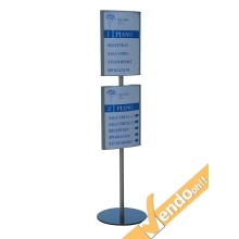 TOTEM PUBBLICITARIO DA TERRABIFACCIALE 2 X A3