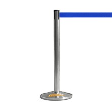 COLONNA COLONNINA A NASTRO TEATRO RECEPTION HOTEL SEGNA PERCORSO DELIMITA AREA COLORE BLU