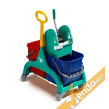 CARRELLO SECCHIO TTS 50 LT PULIZIA PROFESSIONALE LAVAPAVIMENTI CON STRIZZATORE