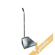 PALETTA PATTUMIERA PORTABILE PULIZIA INTERNO ESTERNO RACCOGLI POLVERE METALLO