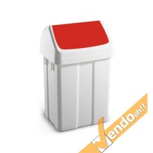 PATTUMIERA BIDONE RACCOGLI SPAZZATURA RIFIUTI COPERCHIO BASCULANTE 50 LITRI