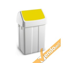 PATTUMIERA BIDONE RACCOGLI SPAZZATURA RIFIUTI COPERCHIO BASCULANTE 25 LITRI