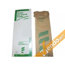 8 FILTRI FILTRELLO ORIGINALE ASPIRAPOLVERE VORWERK FOLLETTO VK 120 VK 121 VK122